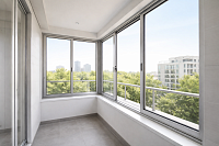 Алюминиевые окна на балкон раздвижные