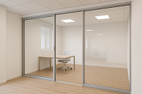 Раздвижные алюминиевые перегородки